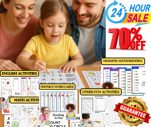 🌟 The Ultimate Early Learning Mega Bundle – 465+ Pages